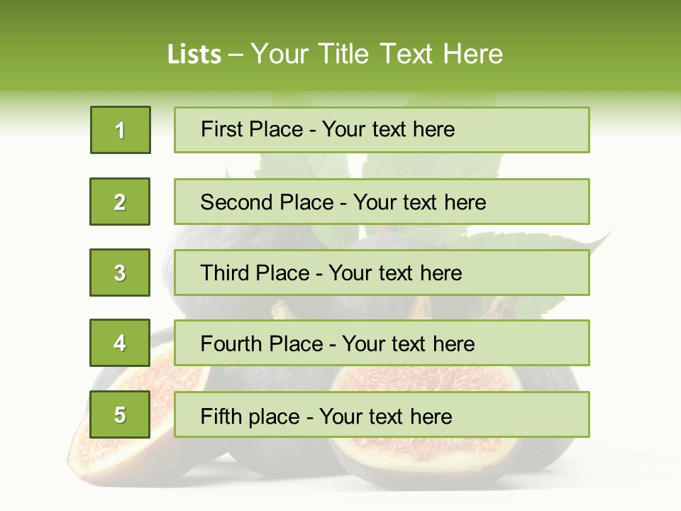 Object Green Purple PowerPoint Template