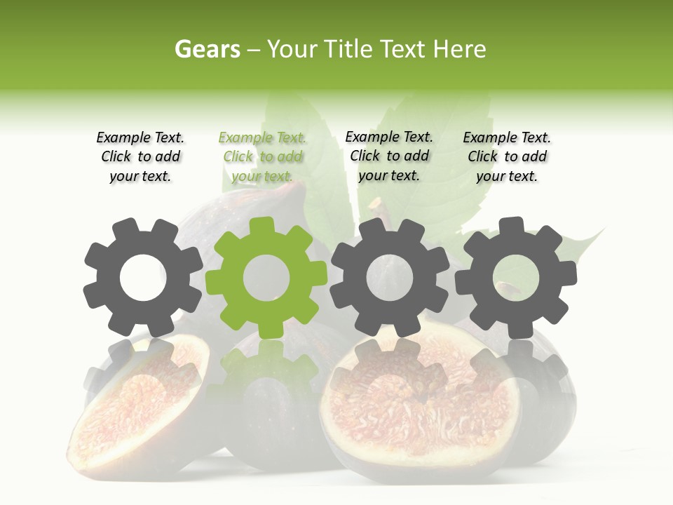 Object Green Purple PowerPoint Template