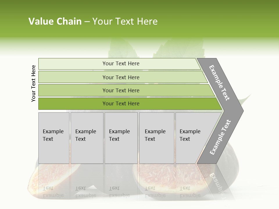 Object Green Purple PowerPoint Template