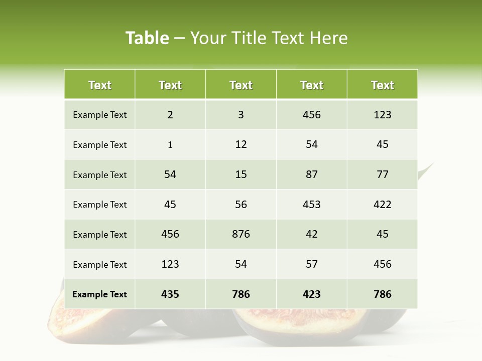 Object Green Purple PowerPoint Template