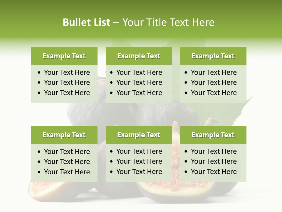 Object Green Purple PowerPoint Template