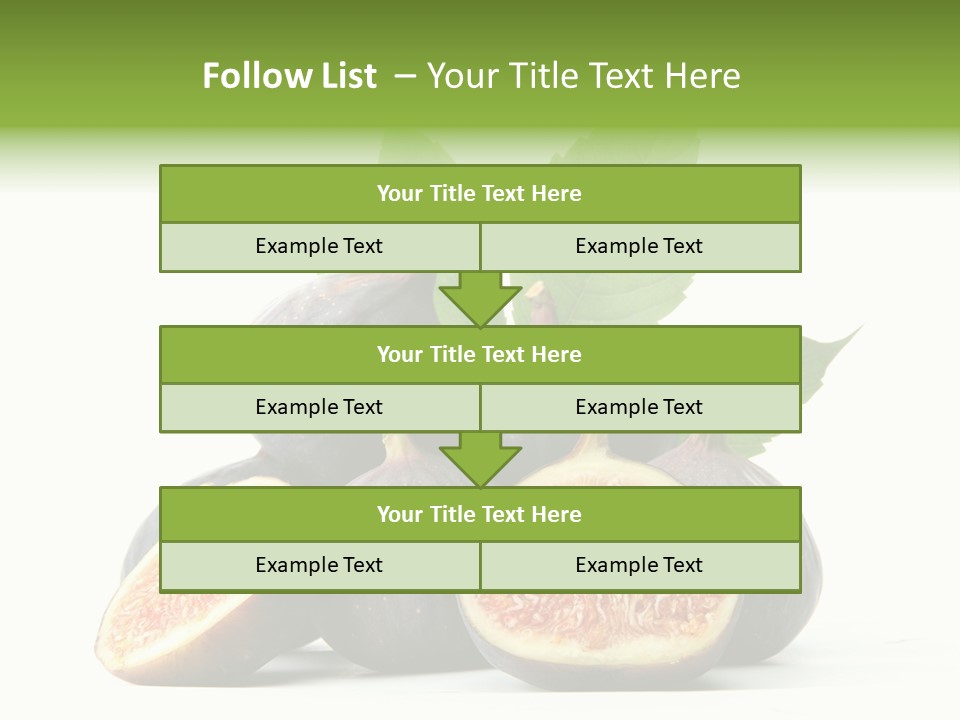 Object Green Purple PowerPoint Template
