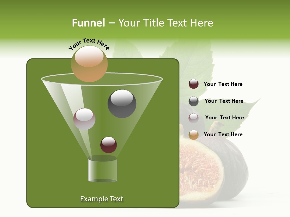 Object Green Purple PowerPoint Template