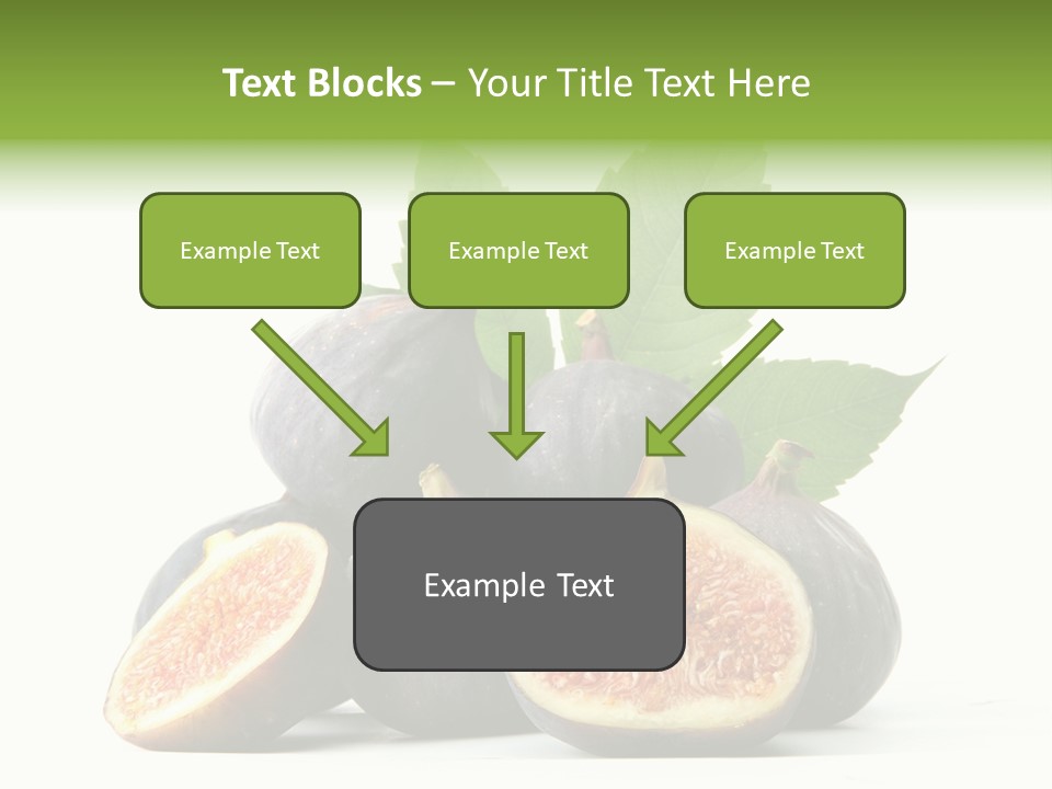 Object Green Purple PowerPoint Template