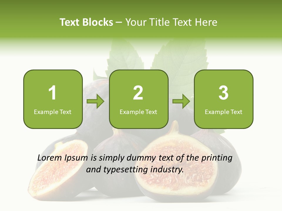 Object Green Purple PowerPoint Template