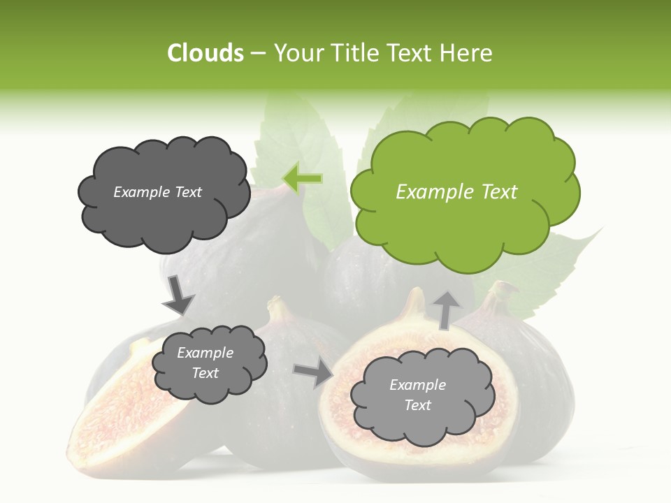 Object Green Purple PowerPoint Template