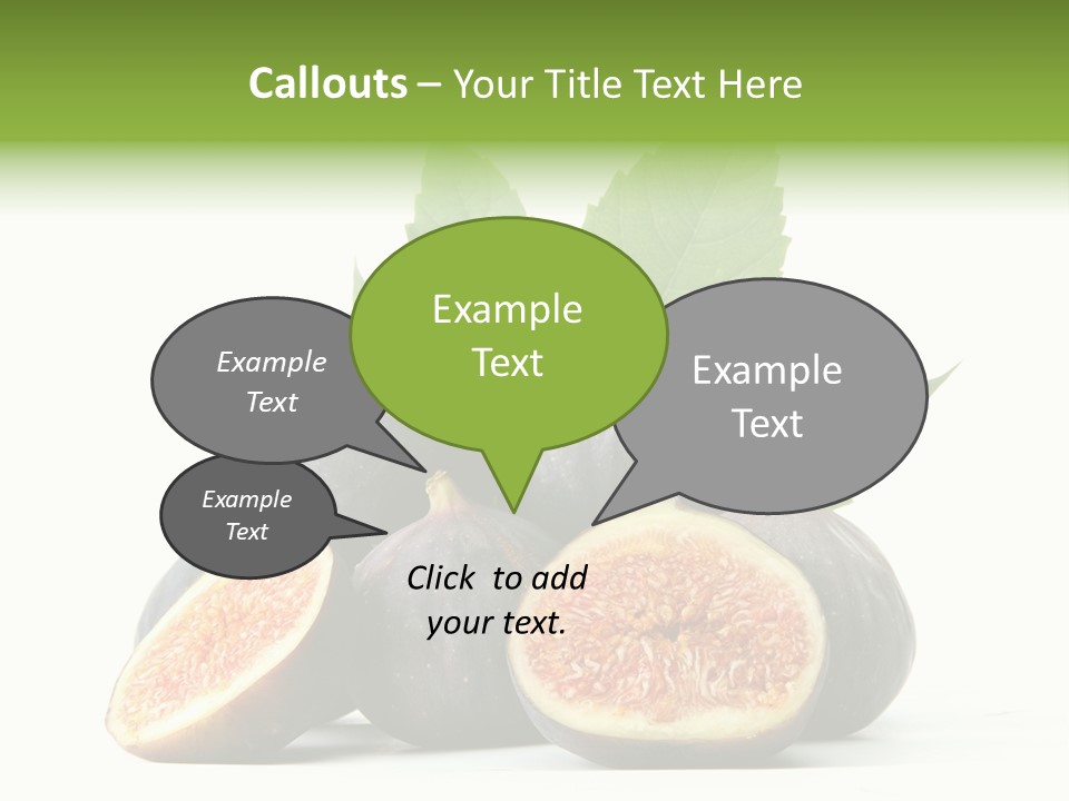 Object Green Purple PowerPoint Template