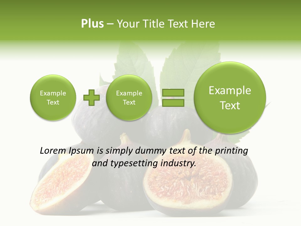 Object Green Purple PowerPoint Template