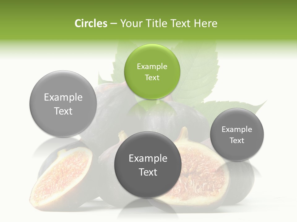 Object Green Purple PowerPoint Template