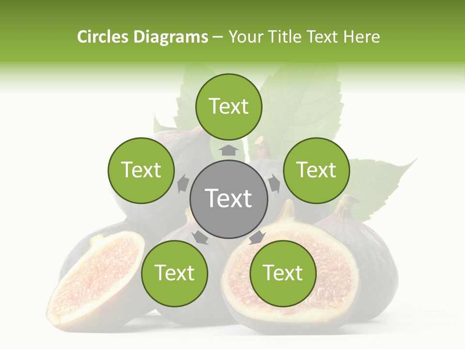 Object Green Purple PowerPoint Template