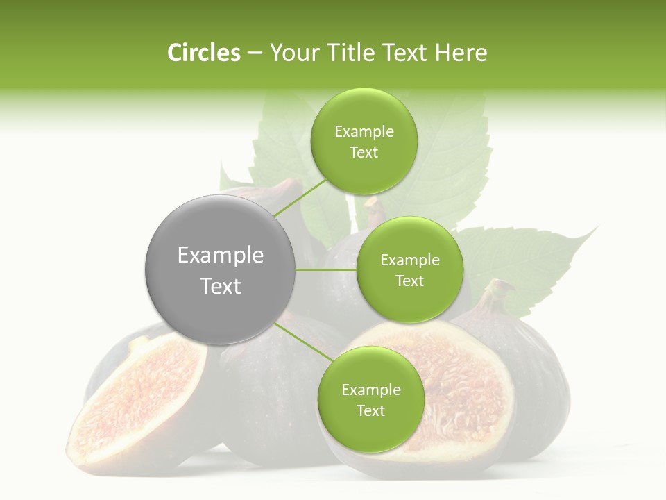 Object Green Purple PowerPoint Template