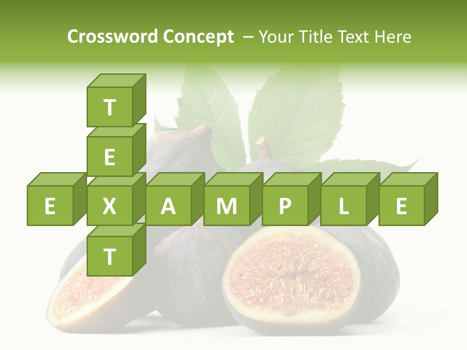 Object Green Purple PowerPoint Template