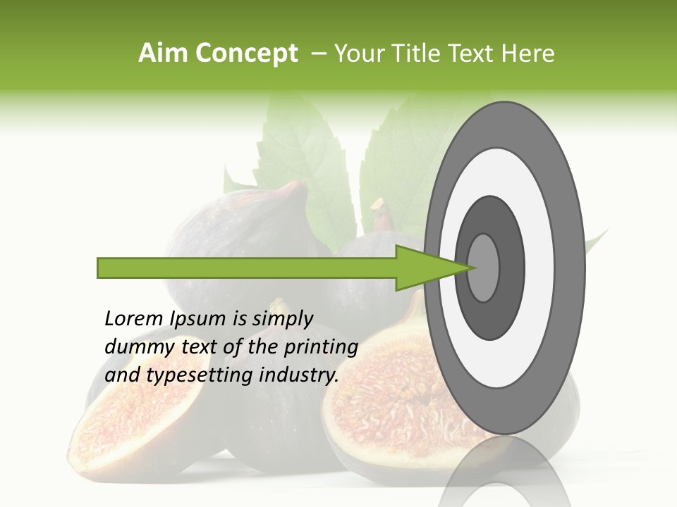 Object Green Purple PowerPoint Template