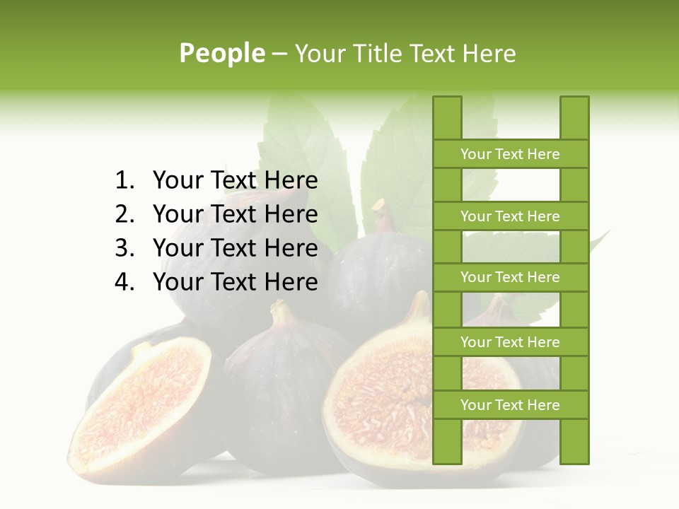 Object Green Purple PowerPoint Template