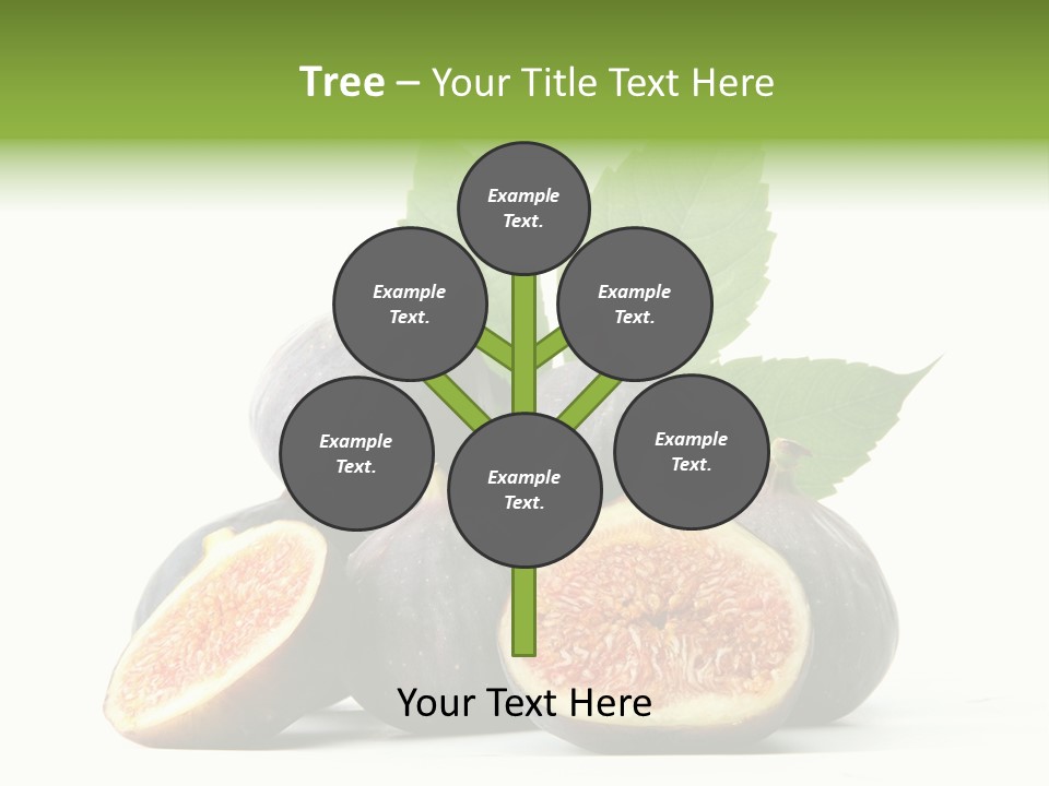 Object Green Purple PowerPoint Template