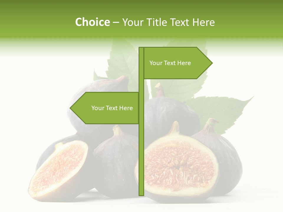 Object Green Purple PowerPoint Template