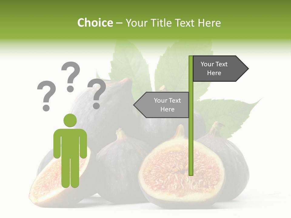 Object Green Purple PowerPoint Template