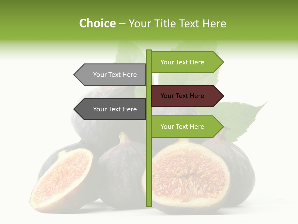 Object Green Purple PowerPoint Template