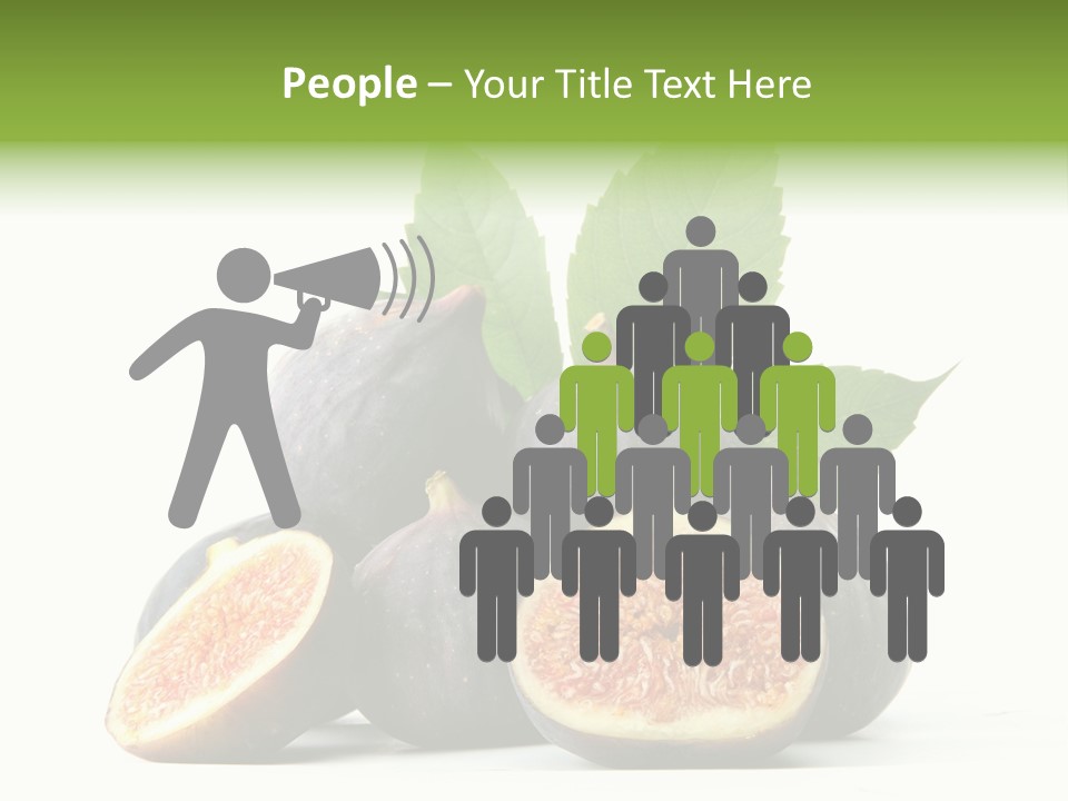 Object Green Purple PowerPoint Template