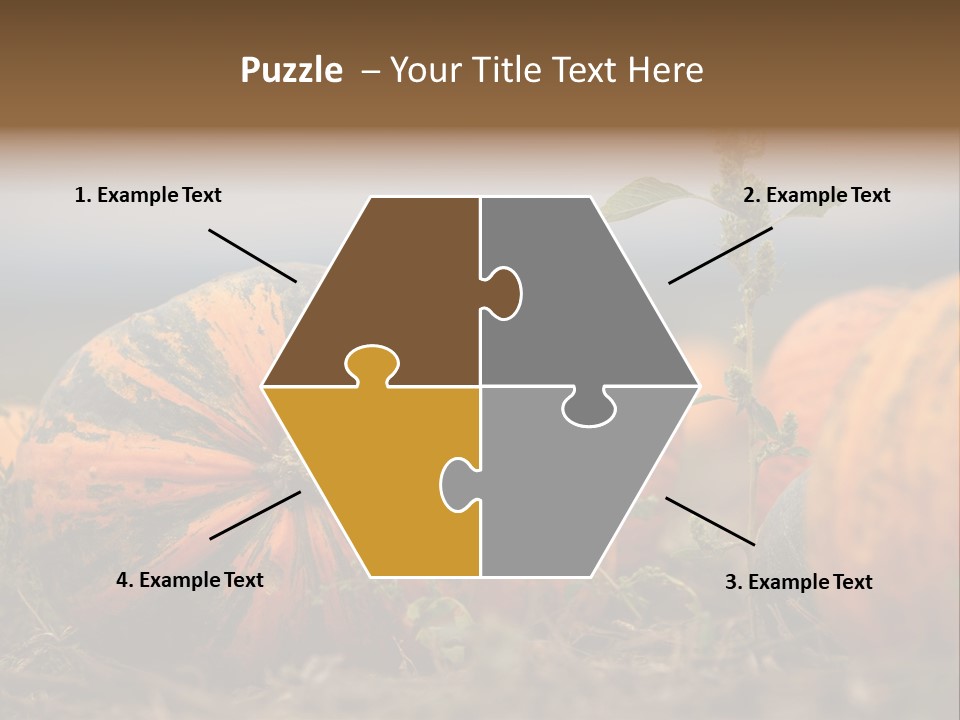 Austria Pumpkin Field PowerPoint Template