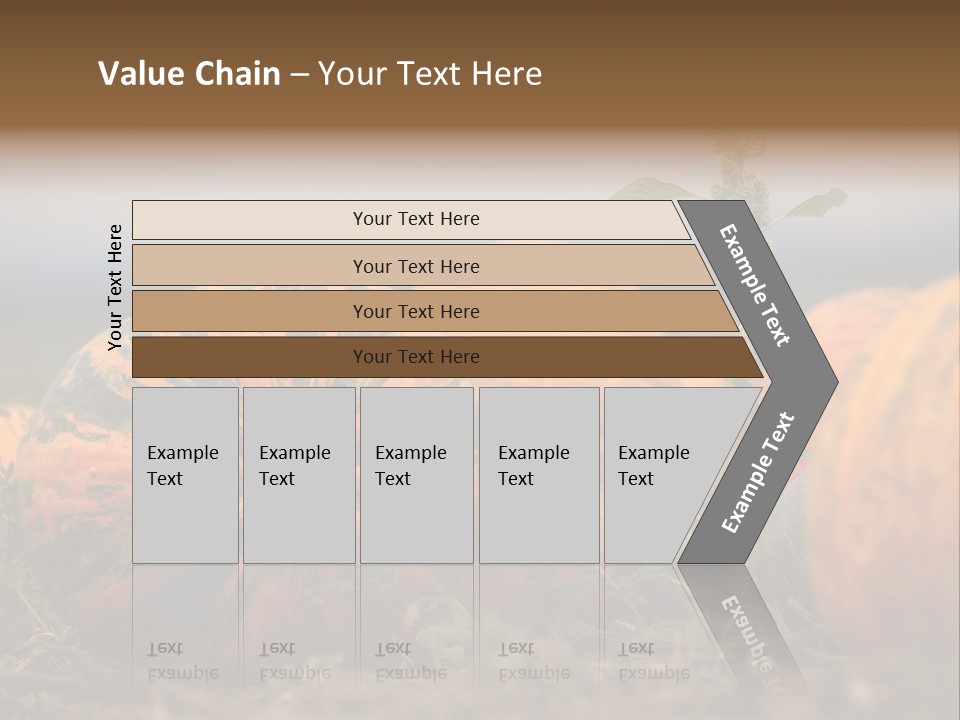 Austria Pumpkin Field PowerPoint Template