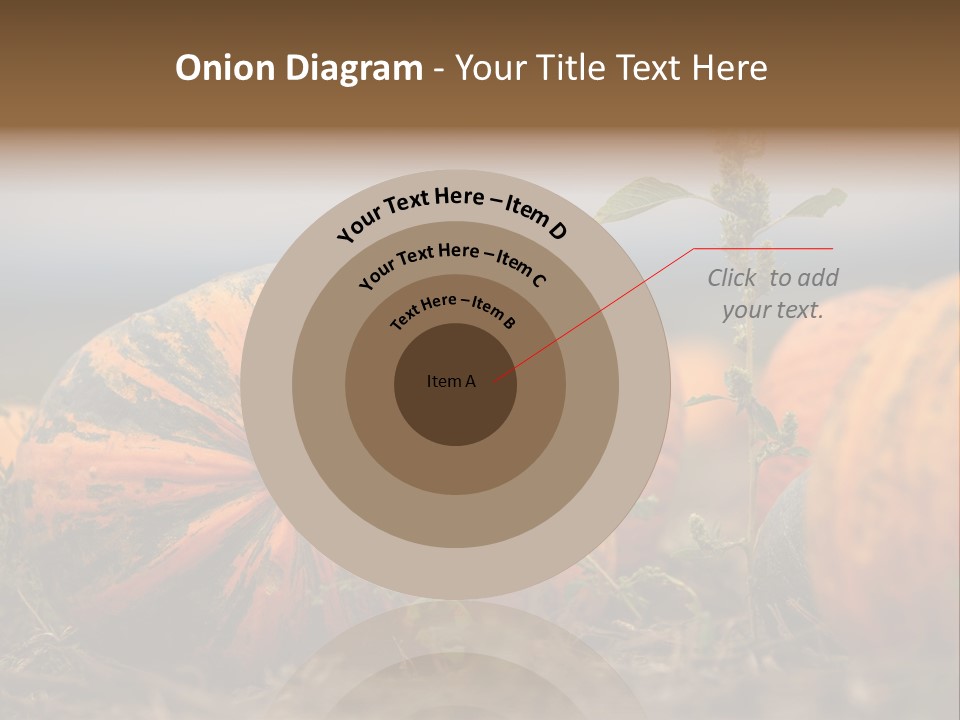 Austria Pumpkin Field PowerPoint Template