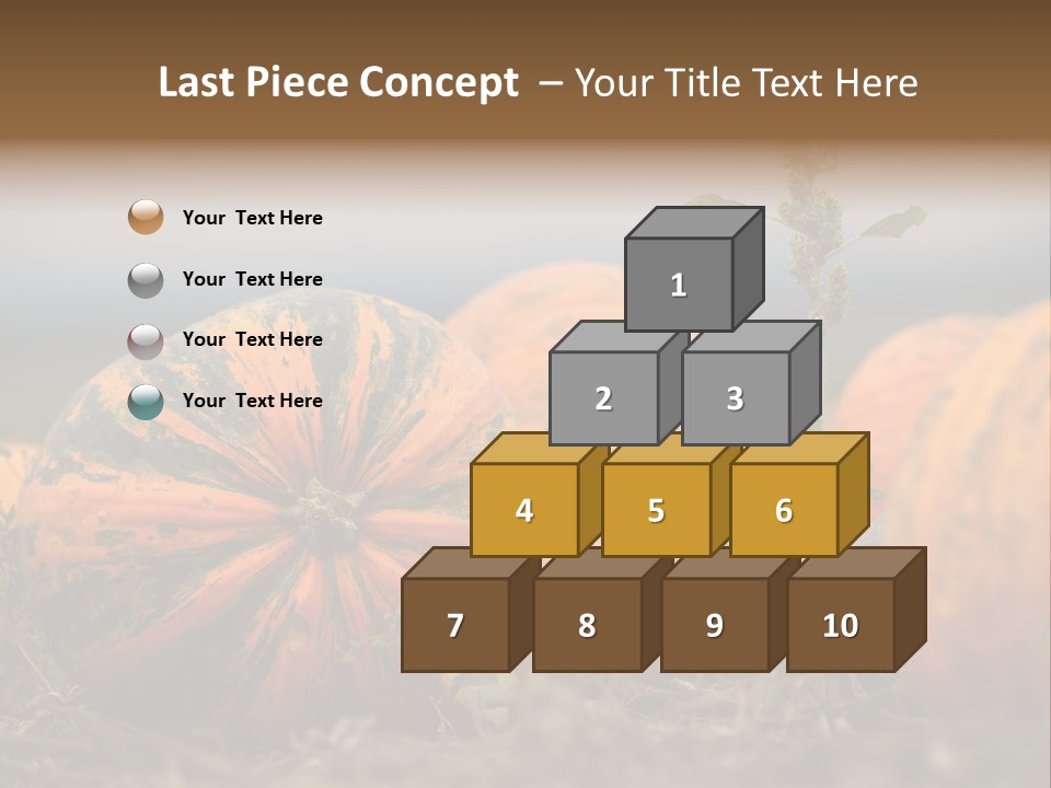 Austria Pumpkin Field PowerPoint Template