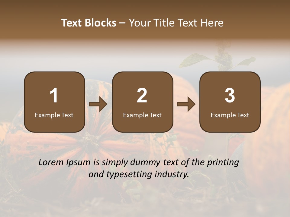 Austria Pumpkin Field PowerPoint Template