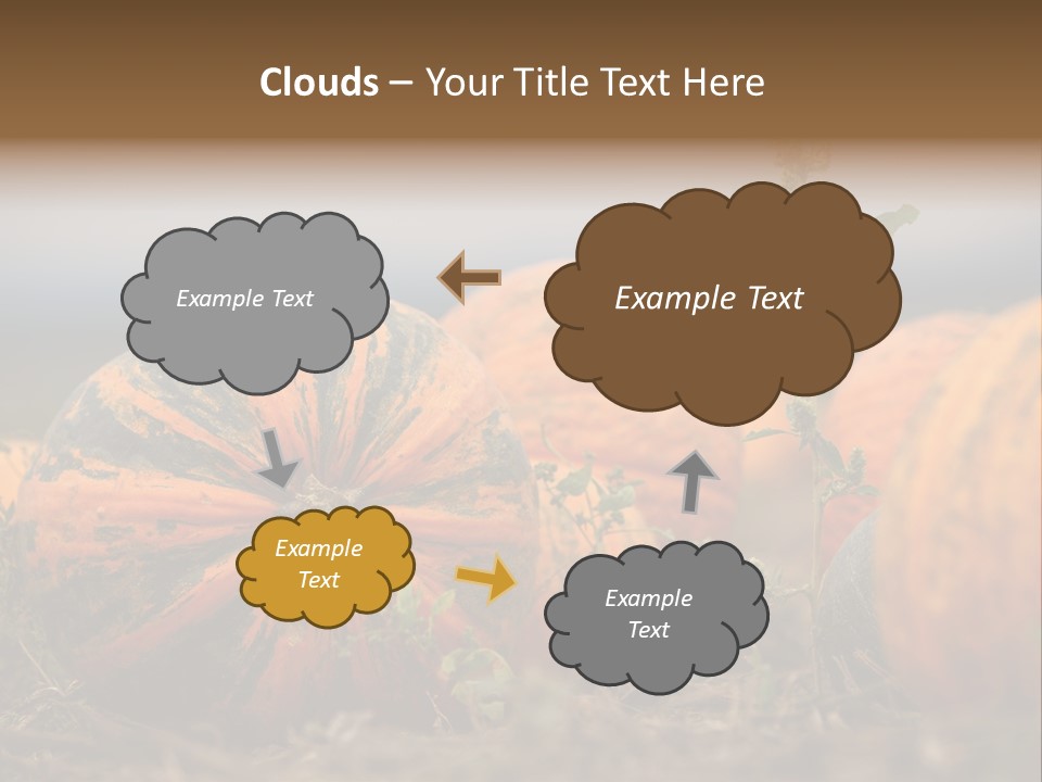Austria Pumpkin Field PowerPoint Template