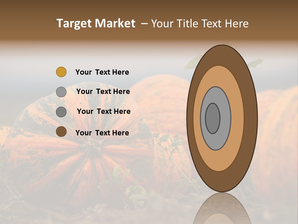 Austria Pumpkin Field PowerPoint Template