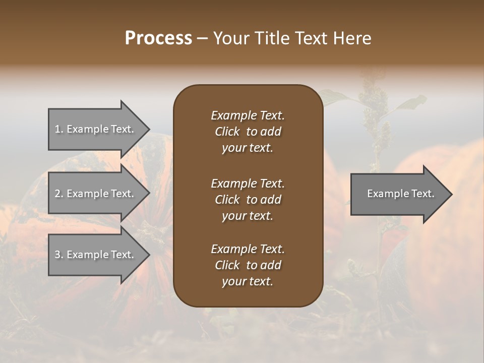 Austria Pumpkin Field PowerPoint Template