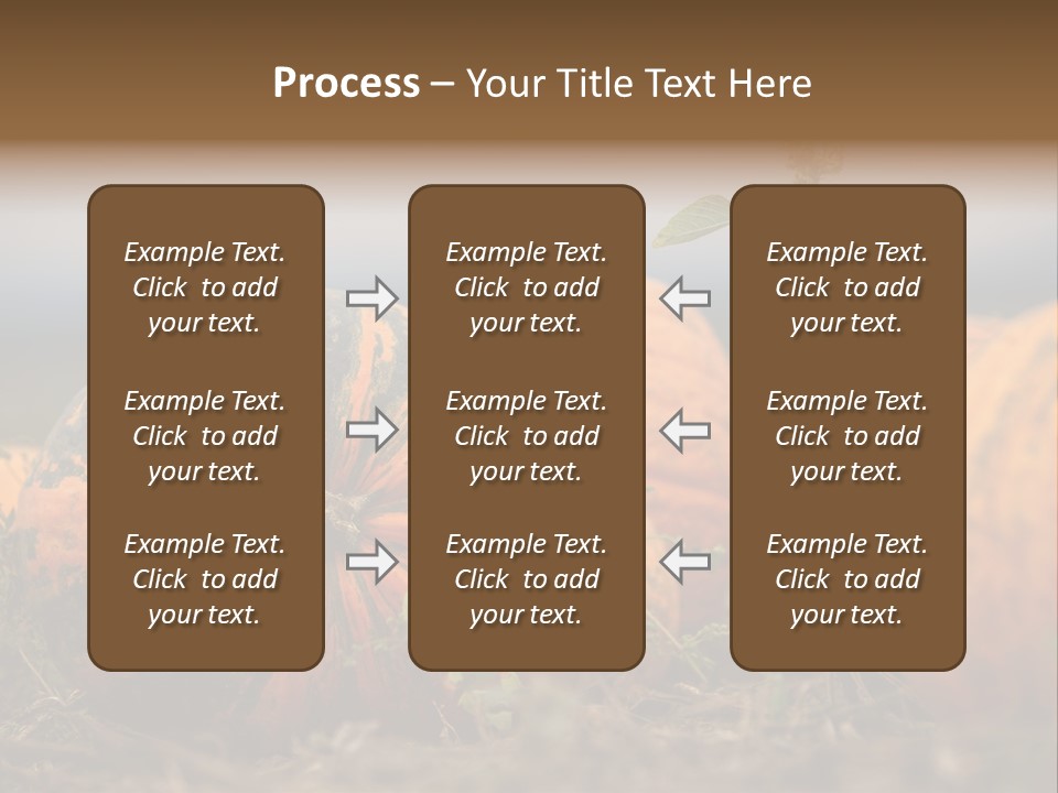Austria Pumpkin Field PowerPoint Template