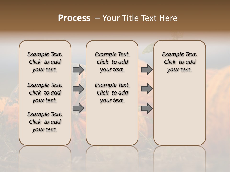Austria Pumpkin Field PowerPoint Template