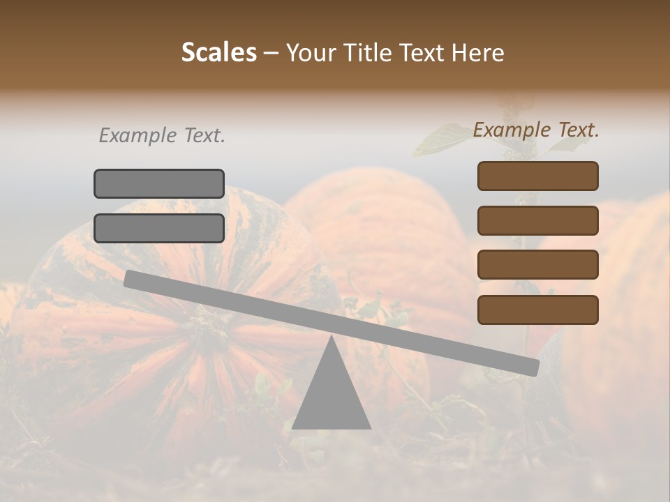 Austria Pumpkin Field PowerPoint Template