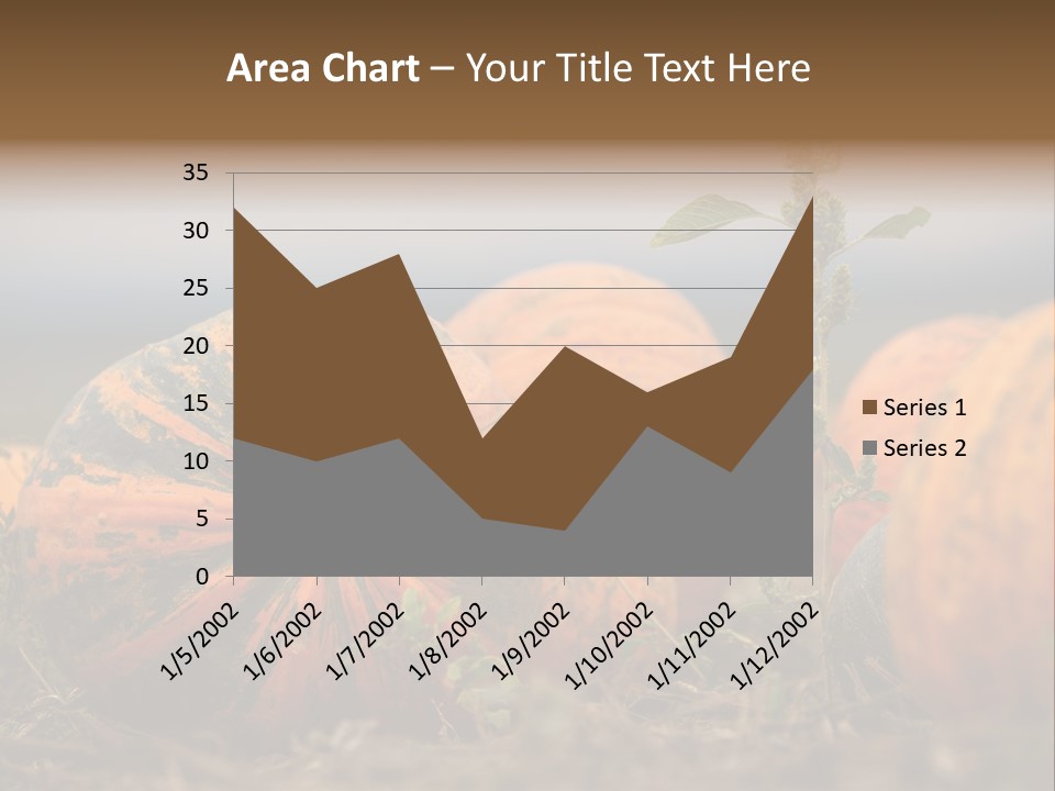 Austria Pumpkin Field PowerPoint Template