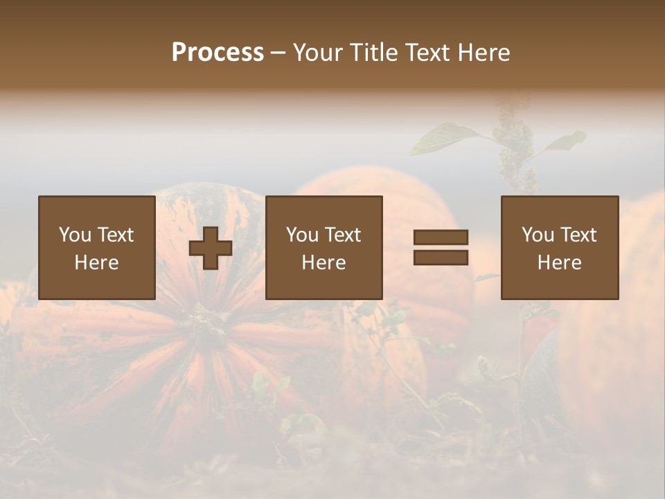 Austria Pumpkin Field PowerPoint Template