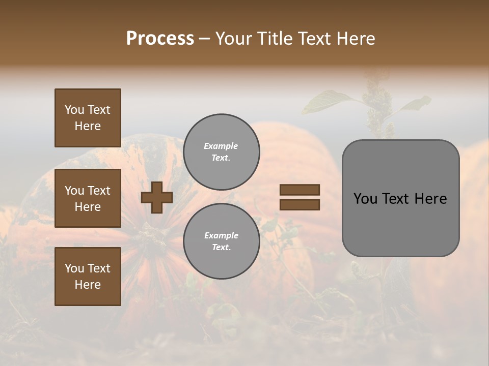 Austria Pumpkin Field PowerPoint Template