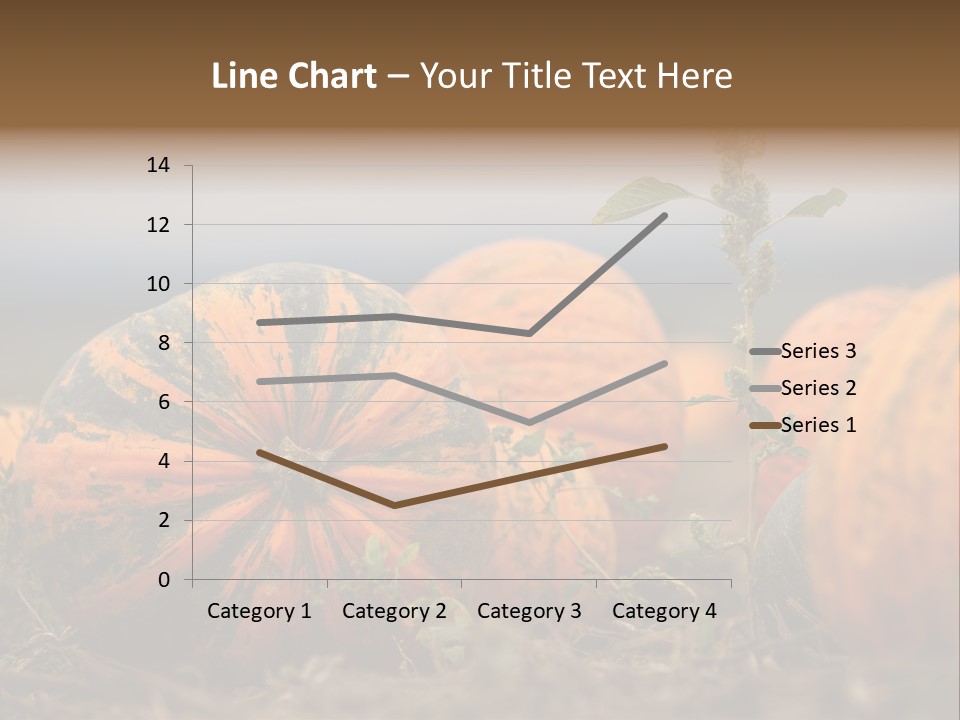 Austria Pumpkin Field PowerPoint Template