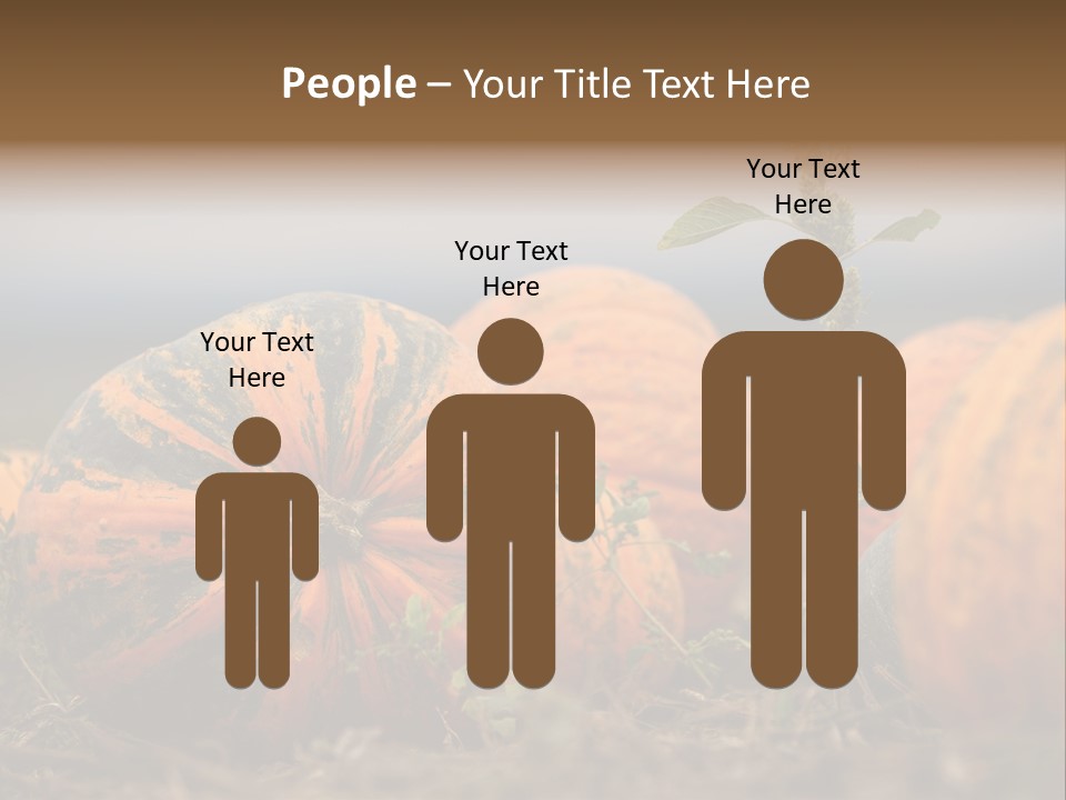 Austria Pumpkin Field PowerPoint Template