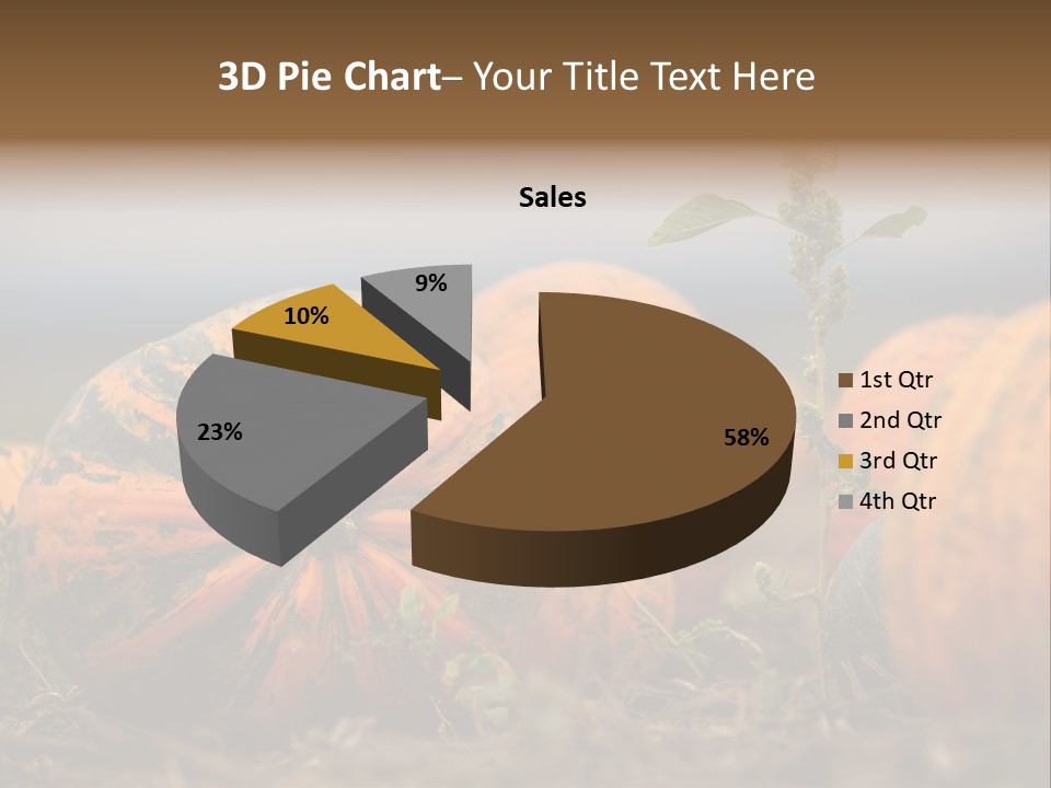 Austria Pumpkin Field PowerPoint Template