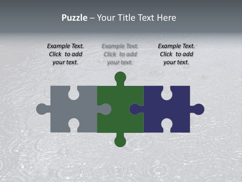 Moisture Street Pool PowerPoint Template