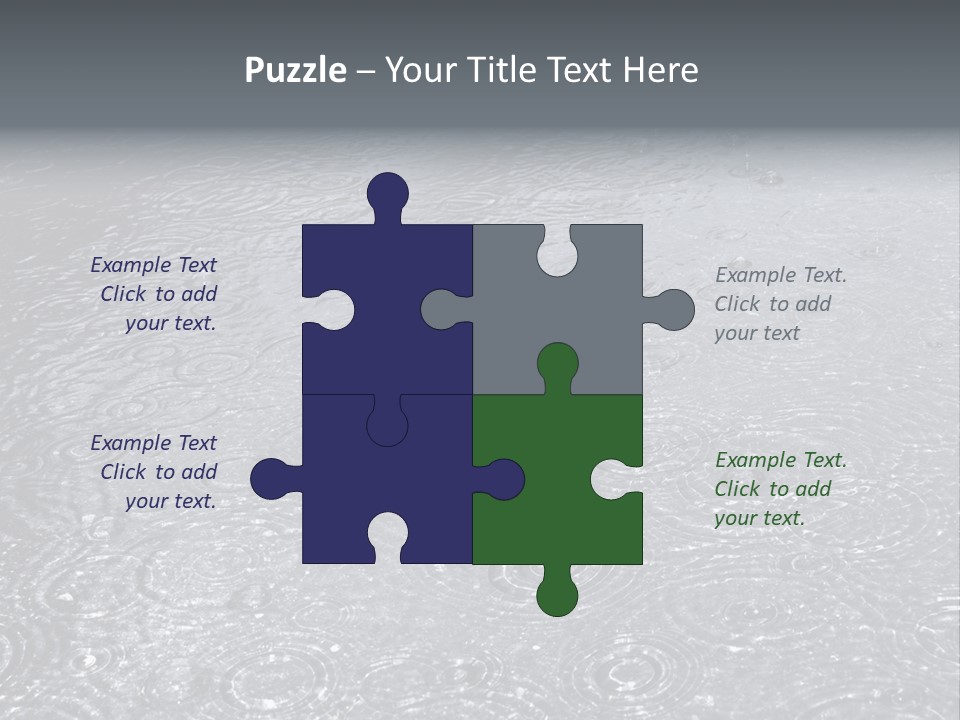 Moisture Street Pool PowerPoint Template