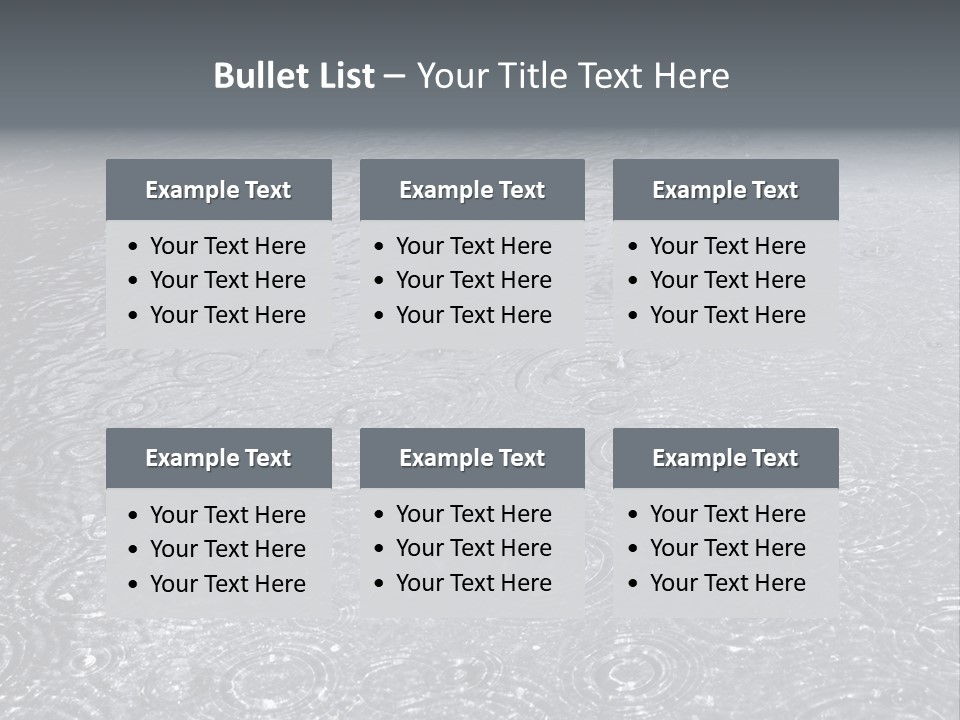 Moisture Street Pool PowerPoint Template