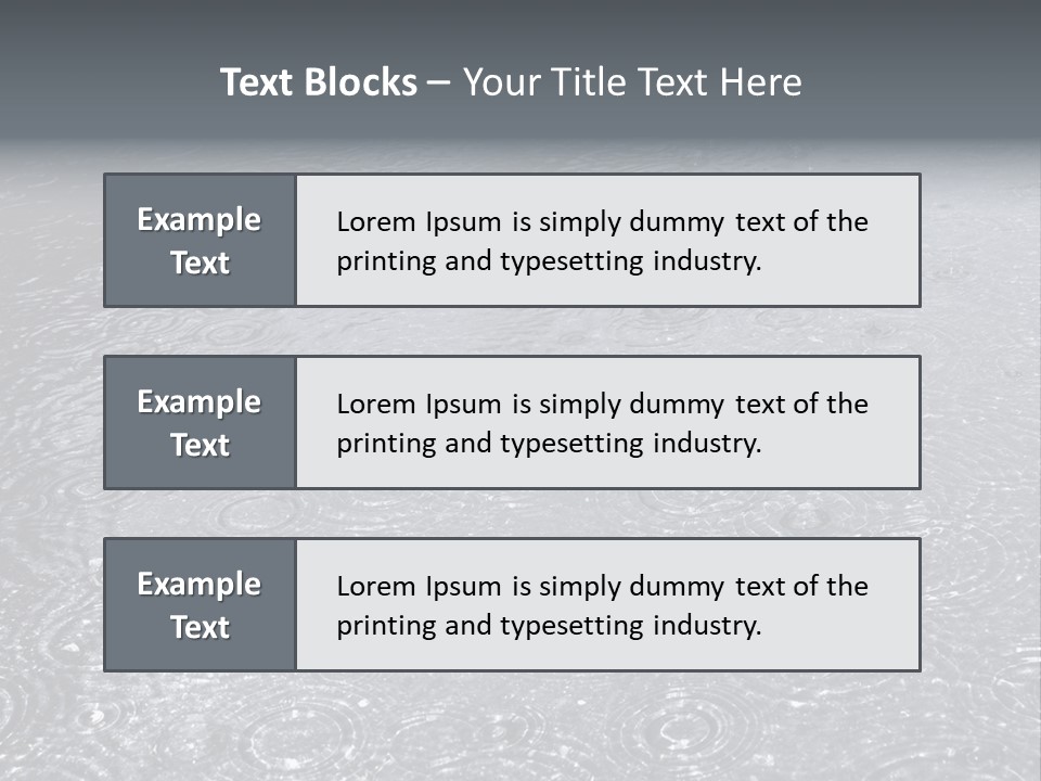 Moisture Street Pool PowerPoint Template