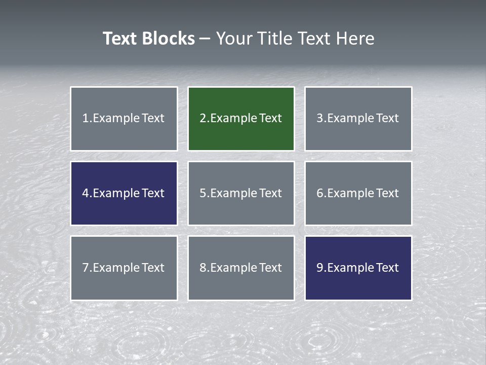 Moisture Street Pool PowerPoint Template