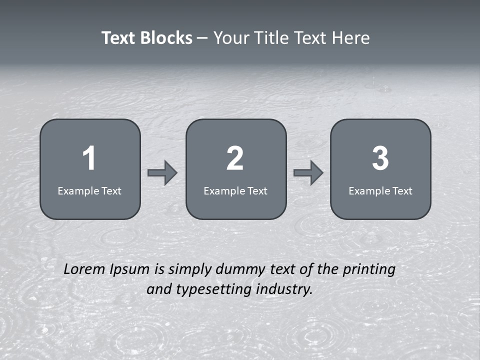 Moisture Street Pool PowerPoint Template