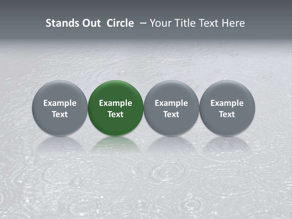 Moisture Street Pool PowerPoint Template