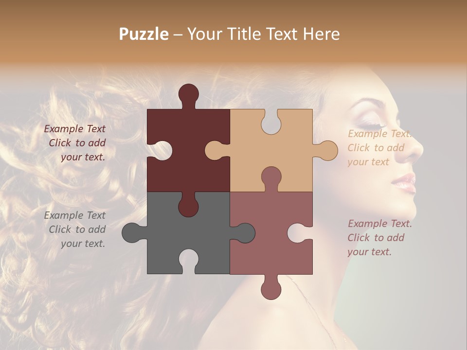 Skincare Pure Make Up PowerPoint Template