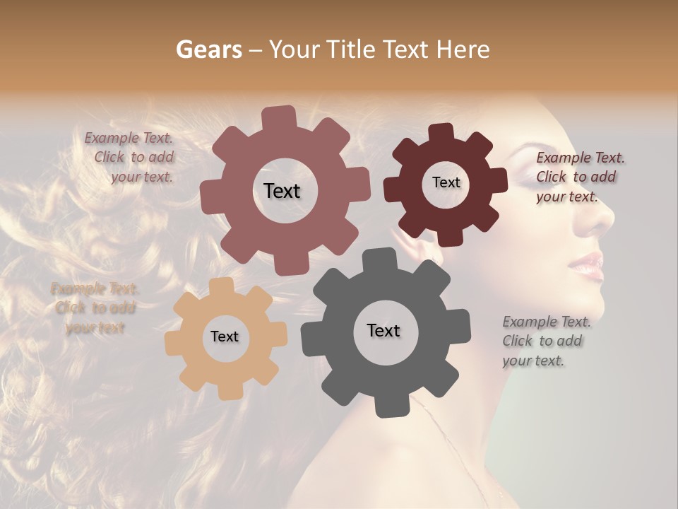 Skincare Pure Make Up PowerPoint Template