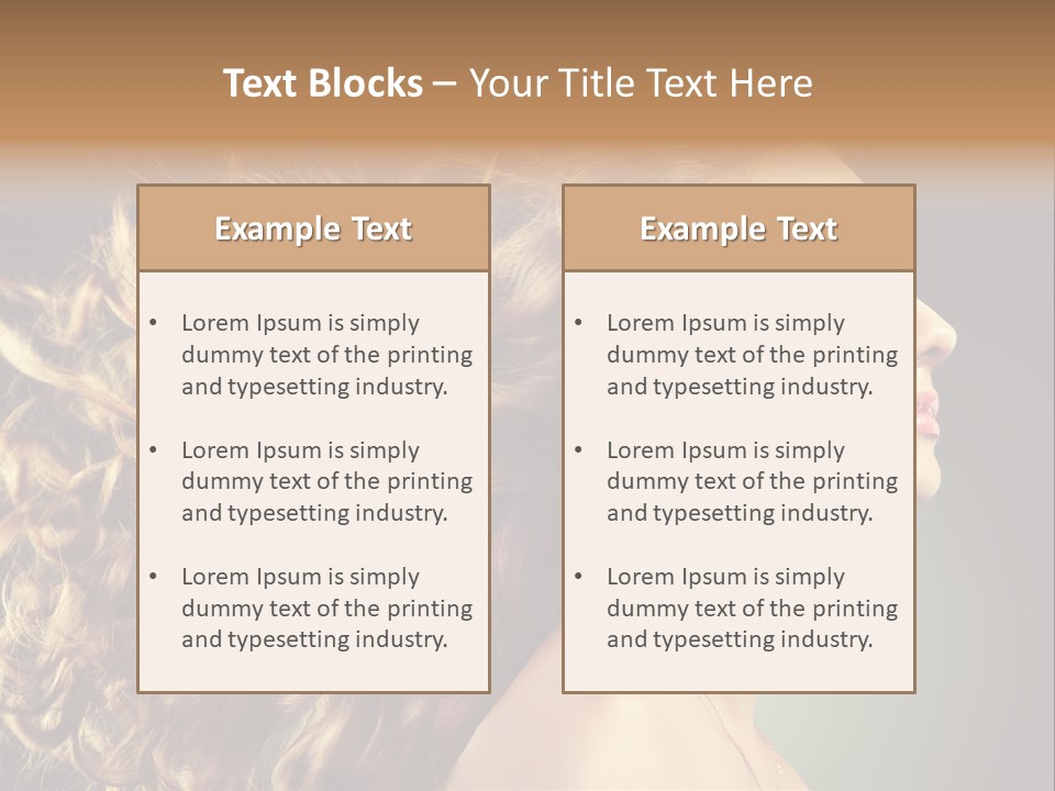 Skincare Pure Make Up PowerPoint Template